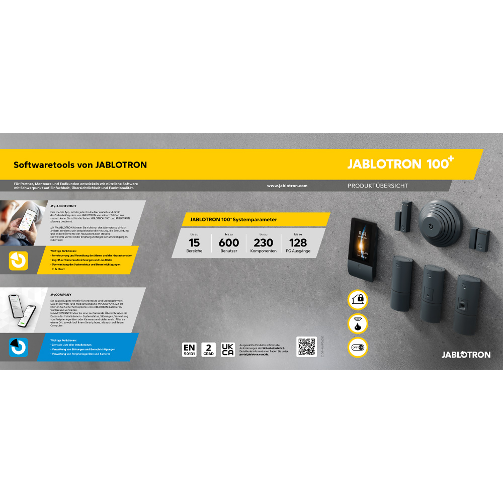 Jablotron 100+ Produktübersicht