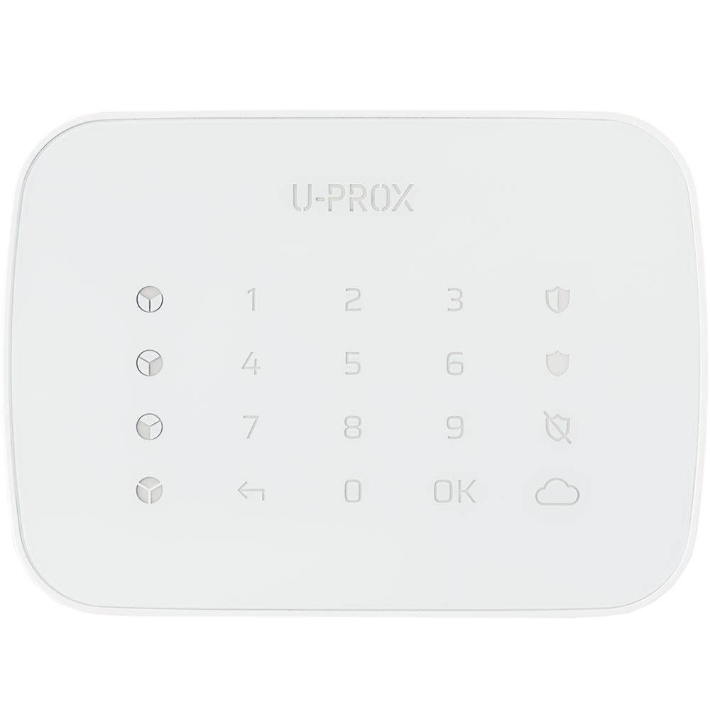U-PROX Bedienteil, Tastatur, 4 Zonen, 868 - 868,6 MHz, Grad 2, weiß-1