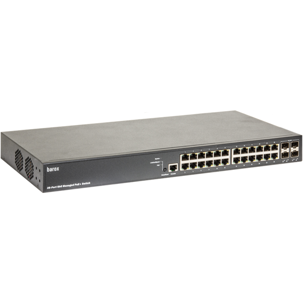 Netzwerk-Switch, 24-Port, Gigabit, Rackmount, Managed