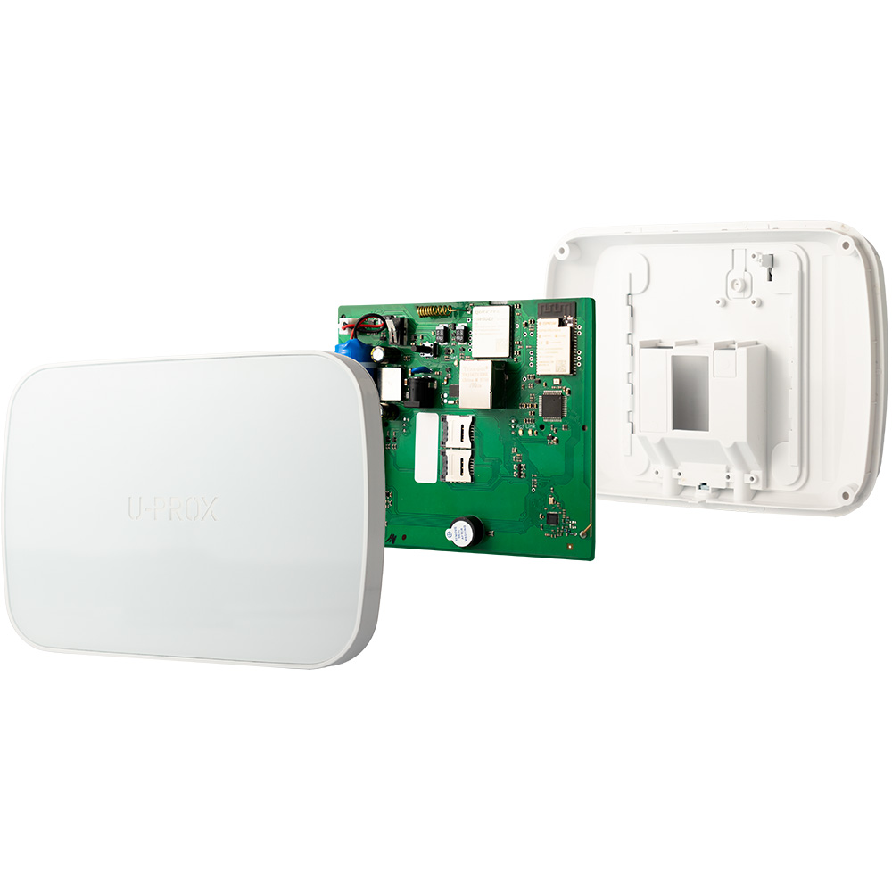 U-PROX Funk-Alarmzentrale, 250 Zonen, 150 Ausgänge, 868 - 868,6 MHz,  4G, LTE, Grad 2, weiß-6