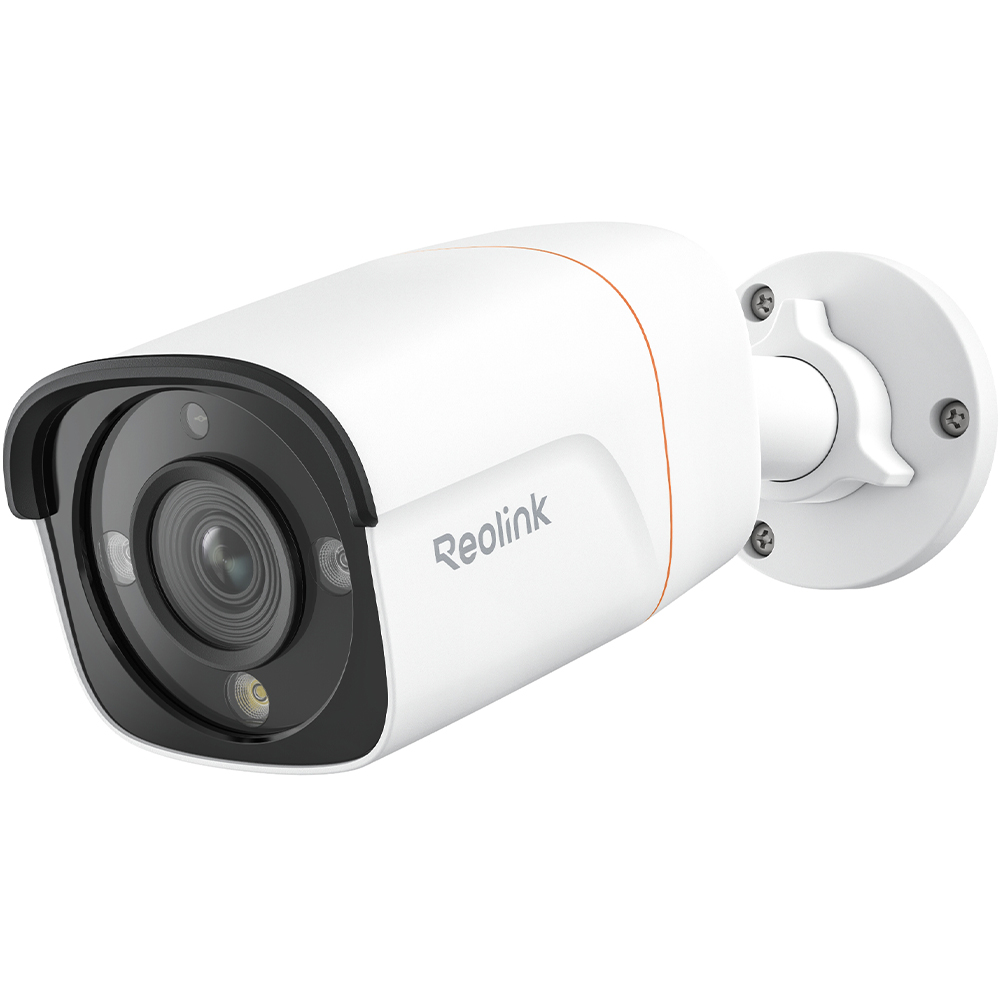 Professional IP-Bullet-Kamera, 12 MP, 4 mm, IR 30 m, IP67, NDAA, weiß