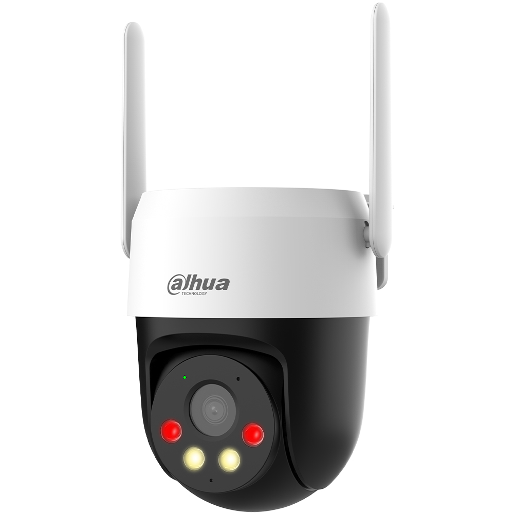 4G IP-PT-Dome-Kamera, 5 MP, 4 mm, IR 30 m, IP66, weiß
