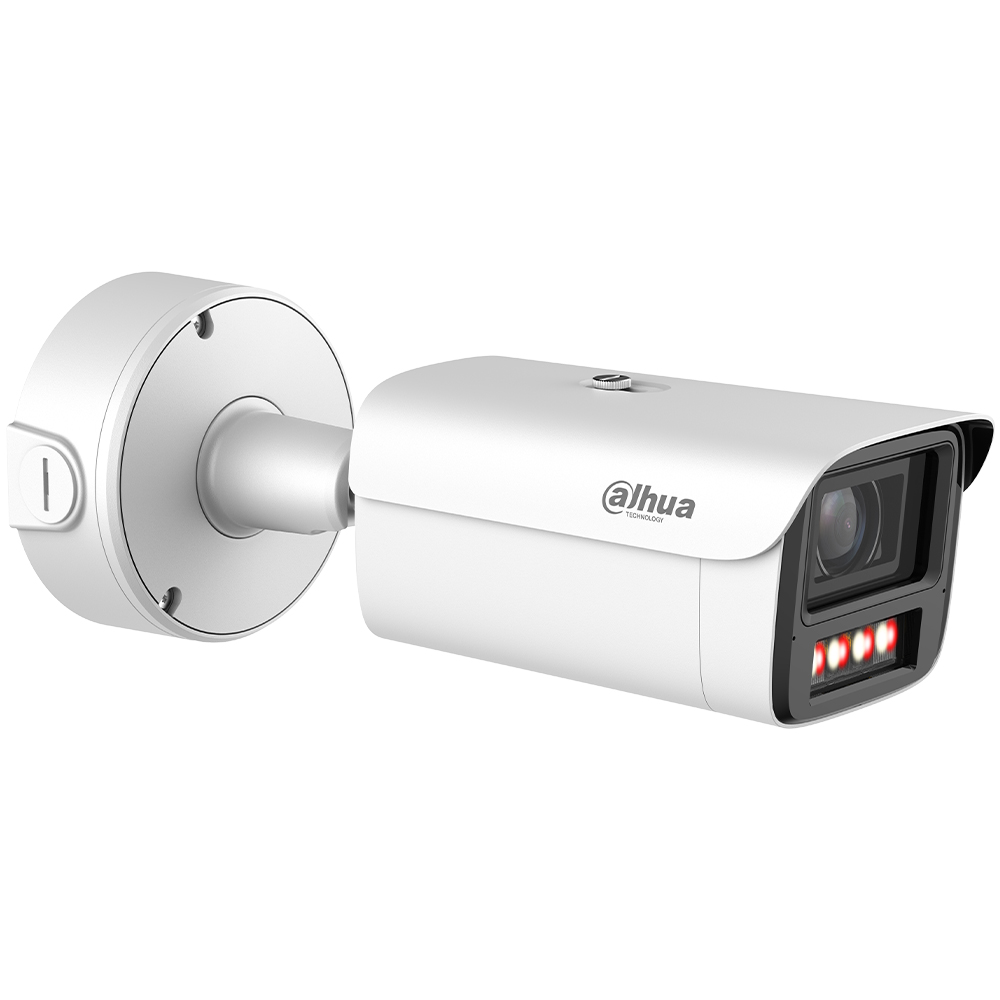 Überwachungskamera, CCTV, Außenkamera, LED-Beleuchtung, Gehäuse Weiß