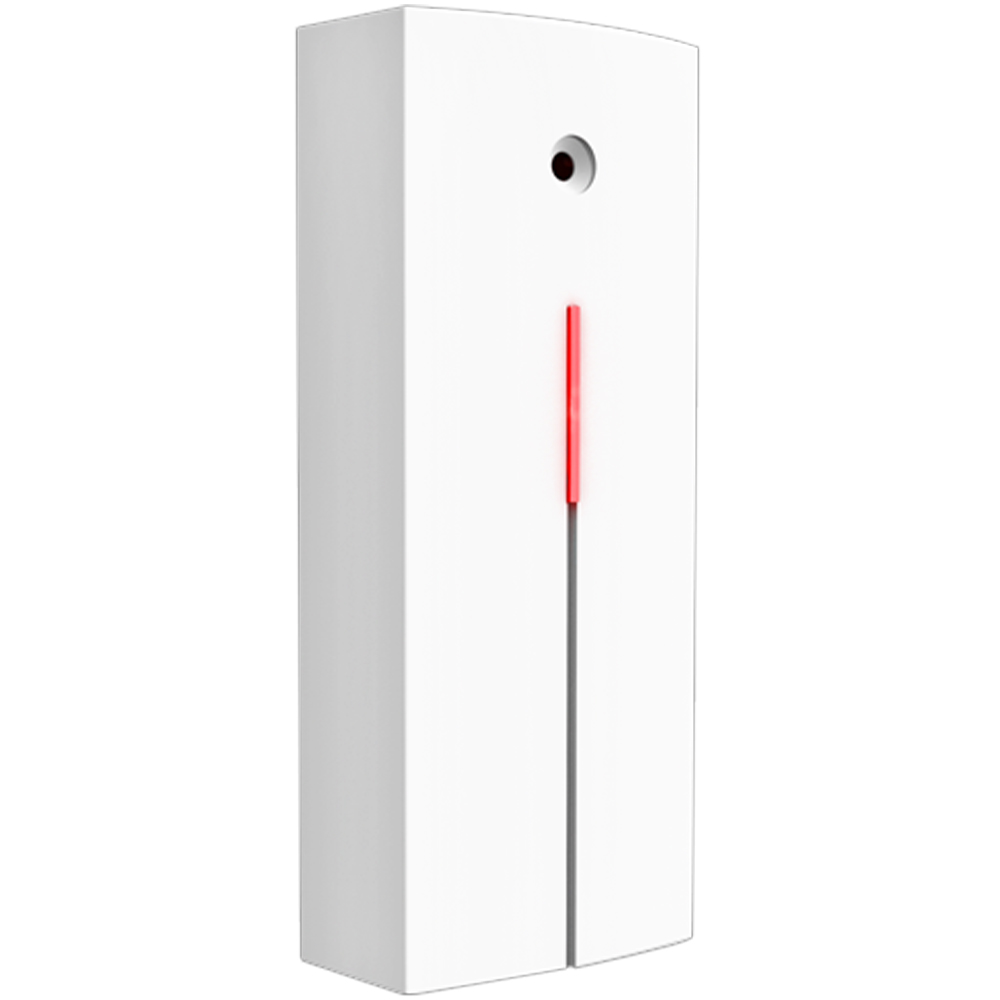 Jablotron JA-100 BUS Glasbruchmelder, akustisch, 9 m Reichweite, weiß, LED-Anzeige