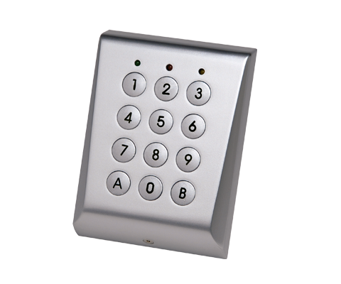 Tastaturleser vandalismus geschützt, Metalltastatur, 1 Relais-1