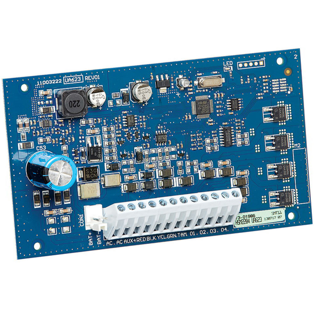 Schaltung, Steuerplatine, Blue PCB, Kondensator, Steckverbinder