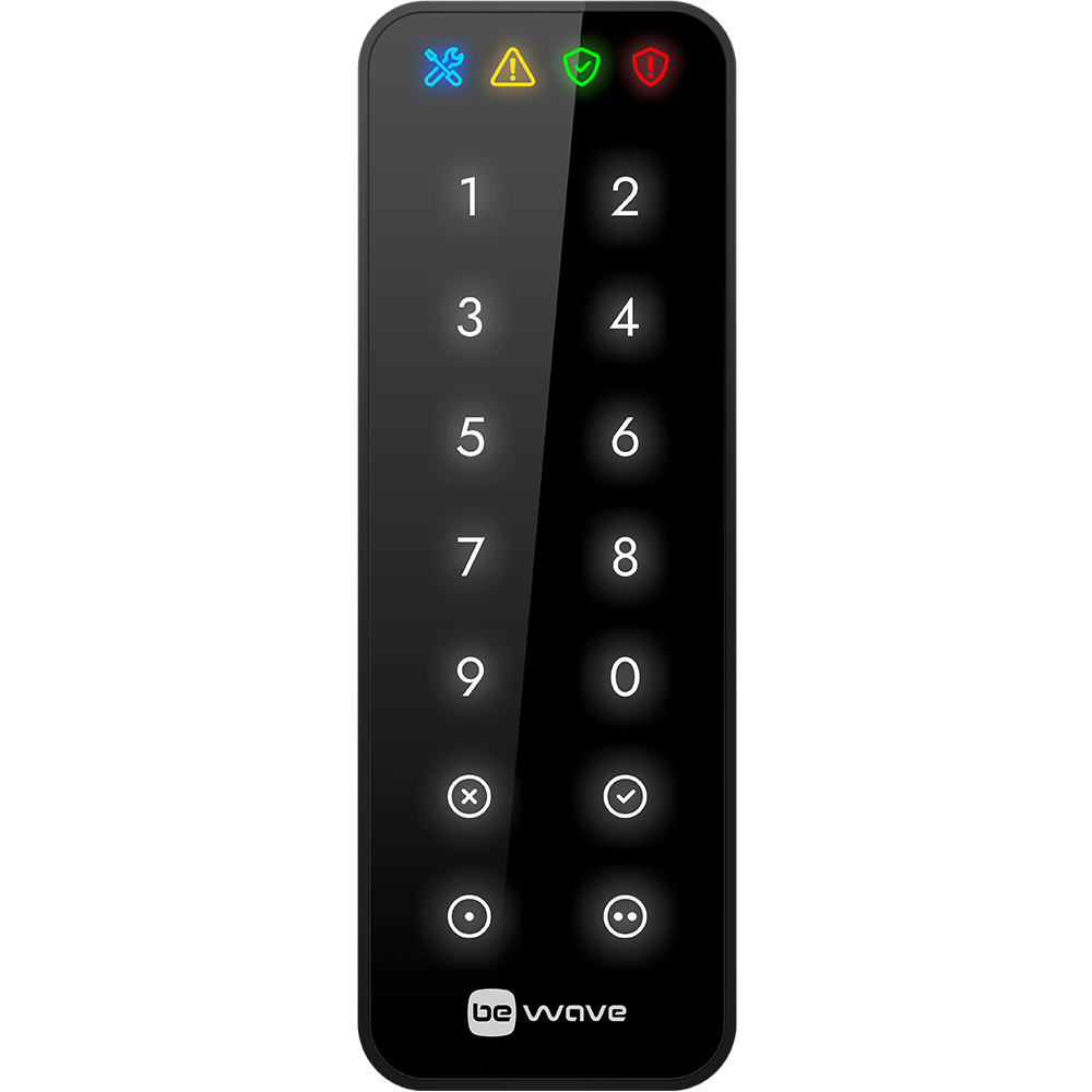 Satel BeWave Funk-Codetastatur, 868 - 868,6 MHz, schwarz-3