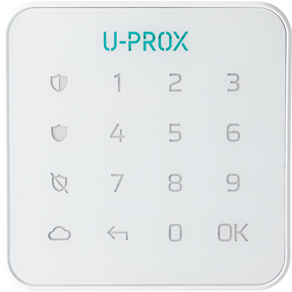 U-PROX Bedienteil, Tastatur, 1 Zone, 868 - 868,6 MHz, weiß-4