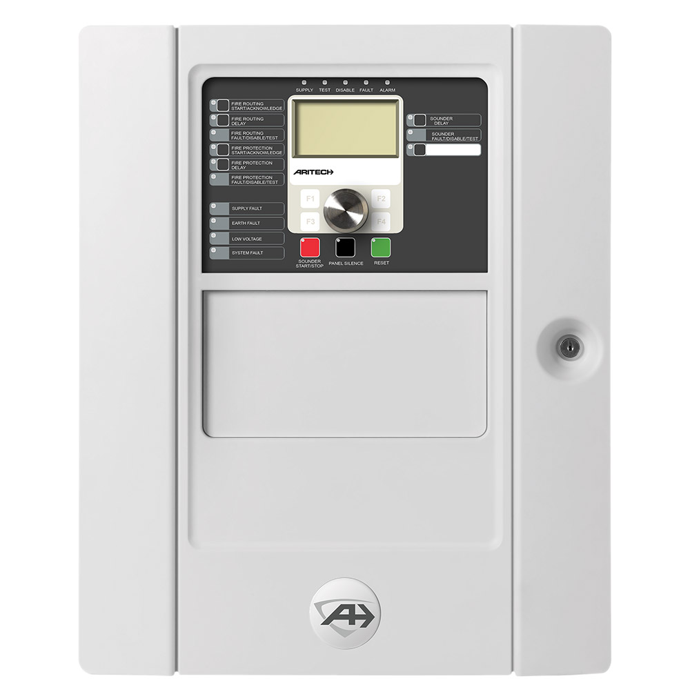 Brandmeldezentrale, adressierbar, 2 Ring großes Gehäuse-1