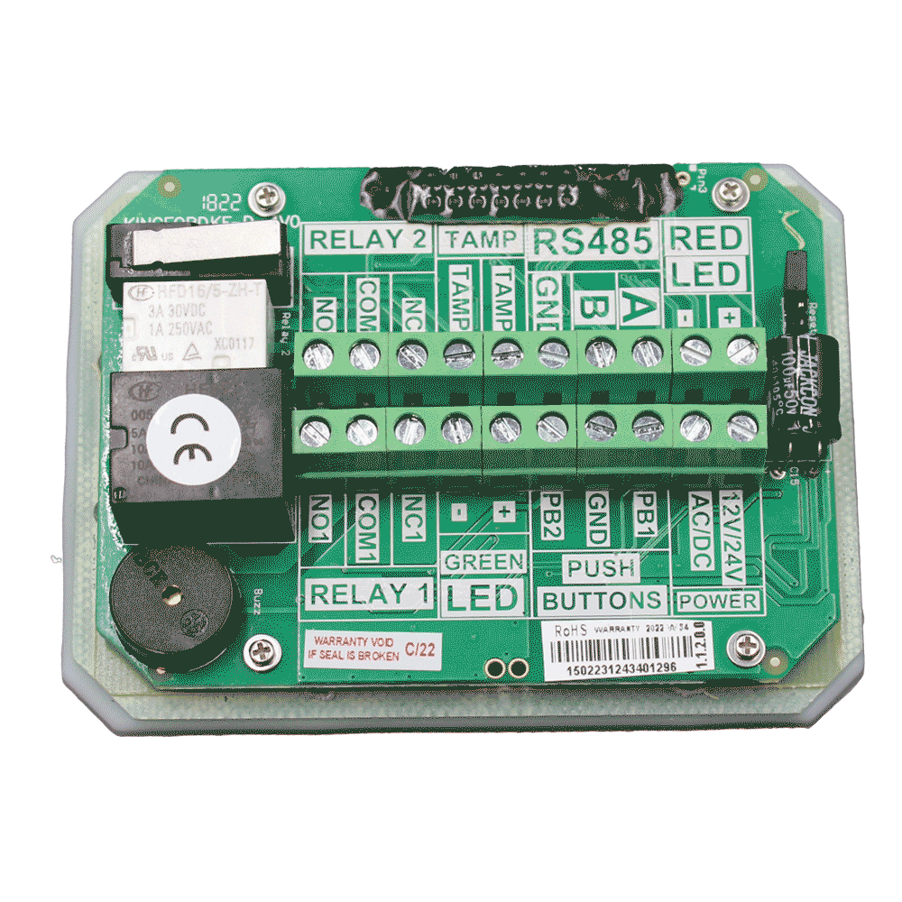 Visual Plus Platine-Standalone-Codeschalter Verkabelt EX6-TM-2
