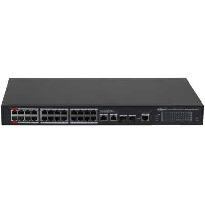 Dahua Gigabit-Switch, 28 Ports, 24 Ports PoE, PoE+, Hi-PoE, managed-2