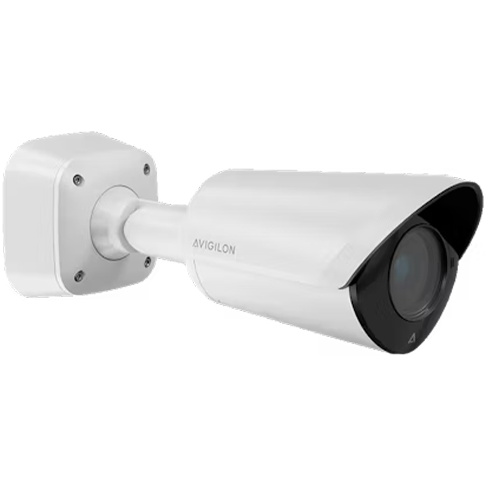 IP-Bullet-Kamera nach rechts vorne ausgerichtet, in weiß