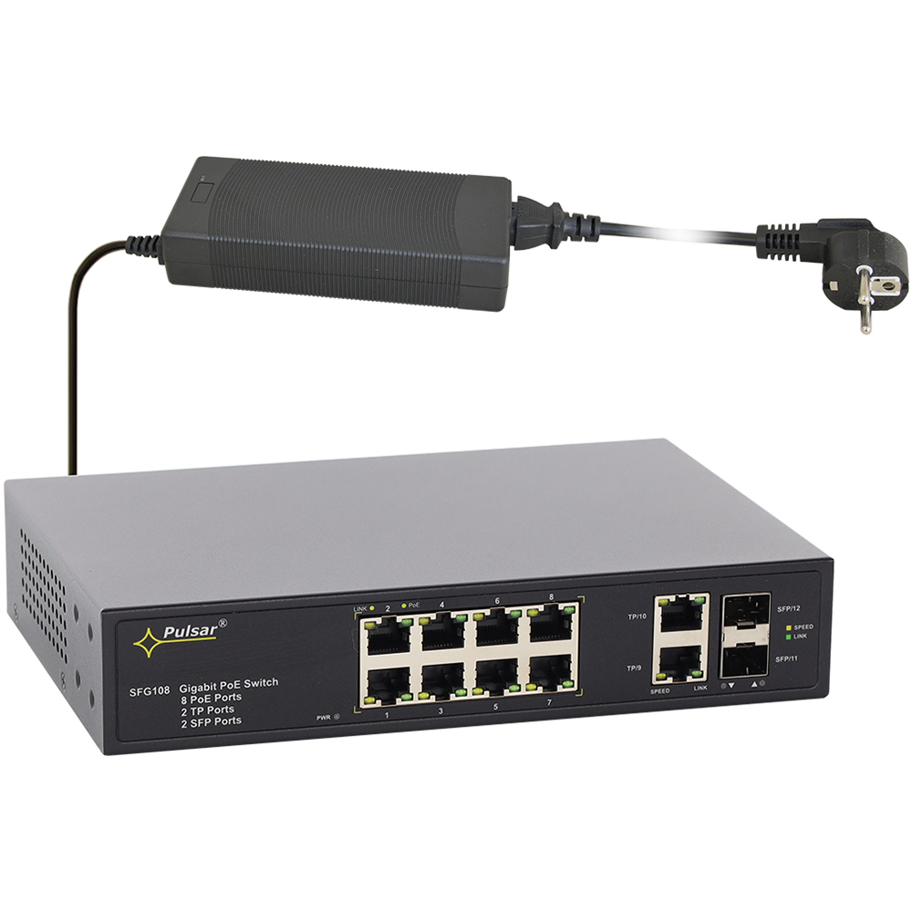 Pulsar PoE-Switch SFG108