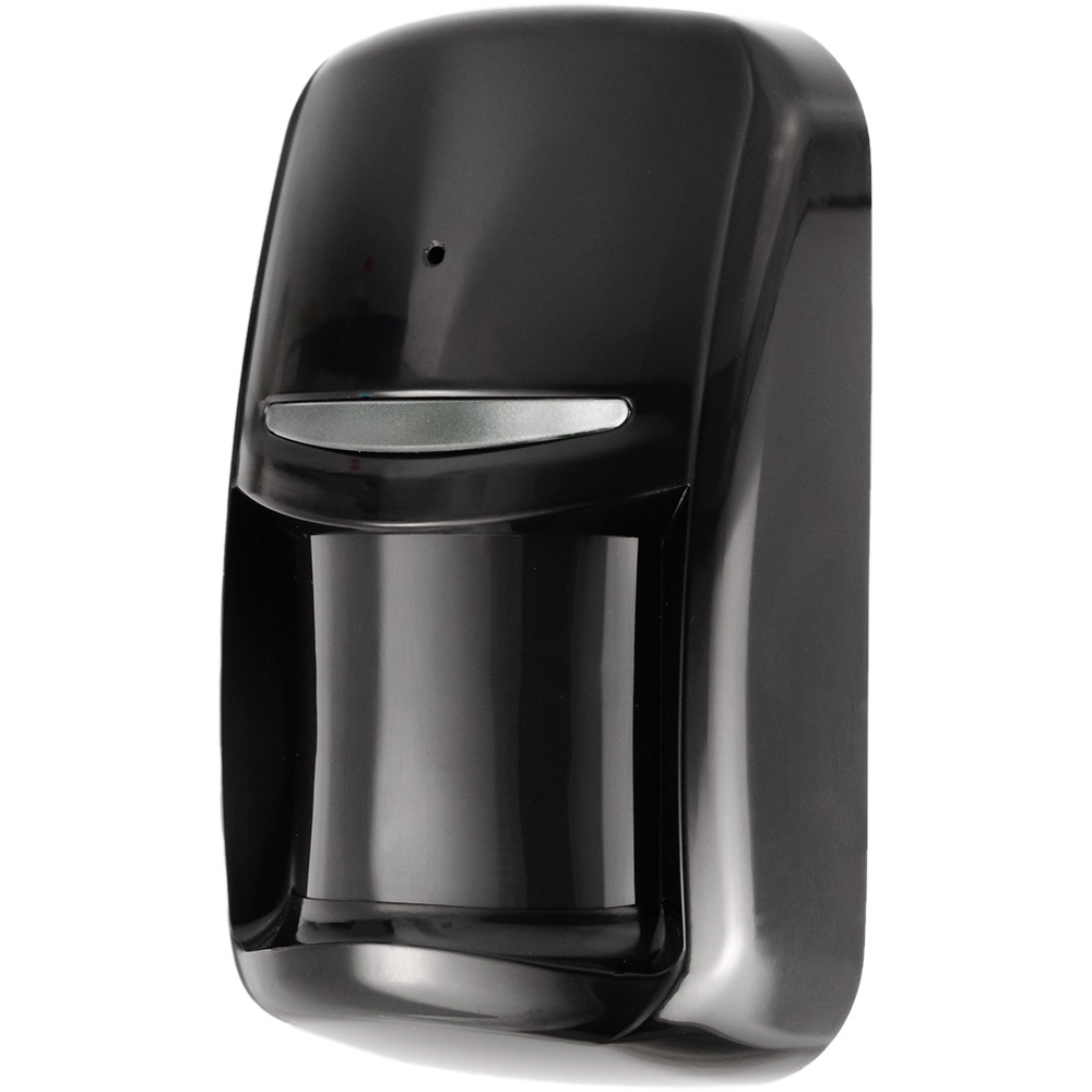 U-PROX Funk-PIR-Bewegungsmelder mit Vorhanglinse, 10m/7,5°, 868 - 868,6 MHz, schwarz