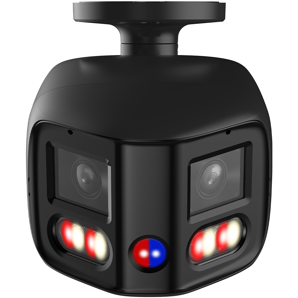 dashcam, Frontkamera, Doppellinse, LED-Lichter, Indikator blau rot