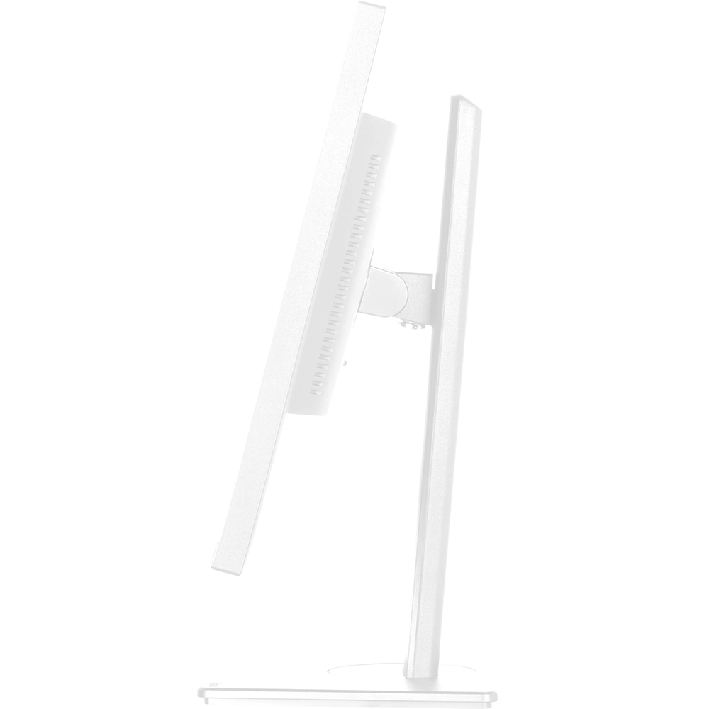 Computermonitor, LED-Anzeige, verstellbarer Stand, Seitenansicht, Silber