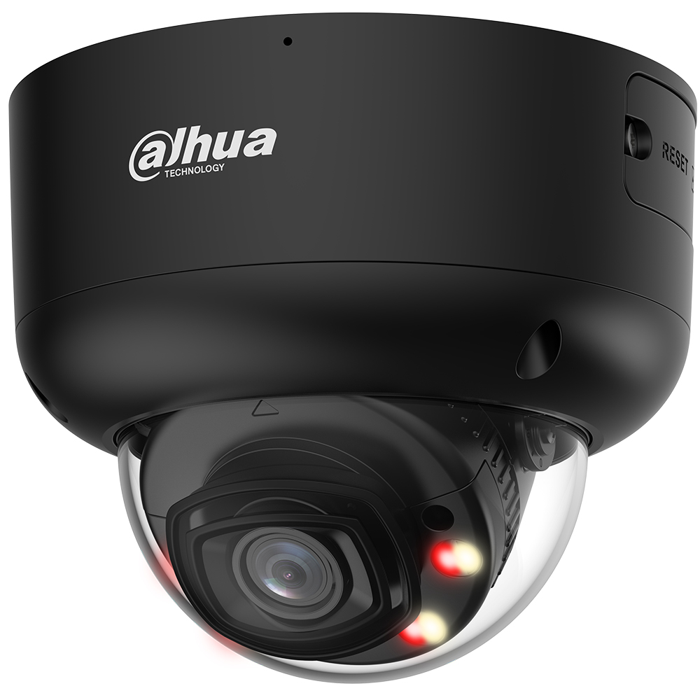 IP-Dome-Kamera, 8 MP, 2,8 mm, IR 60 m, IP67, IK10, schwarz