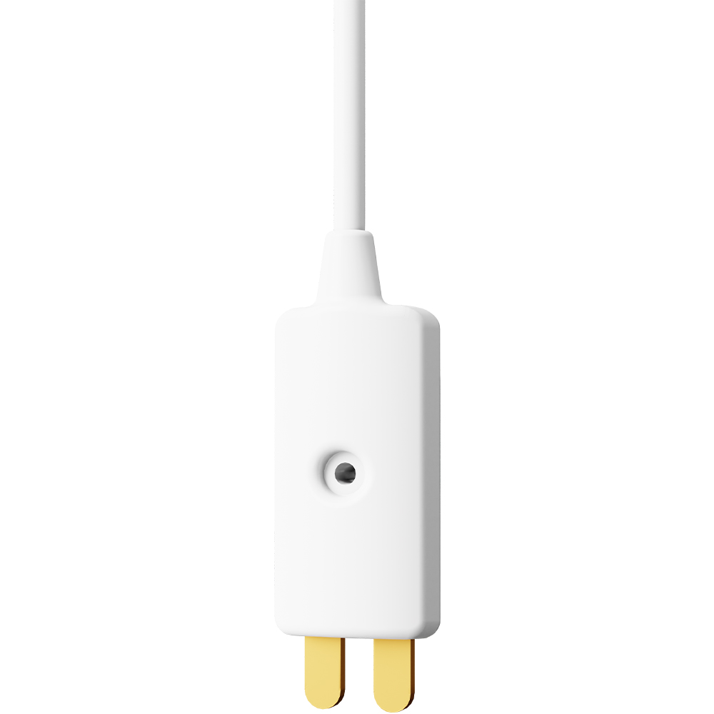 Jablotron BUS-Wassermelder mit Sensorkontakten, weiß, kabelgebunden