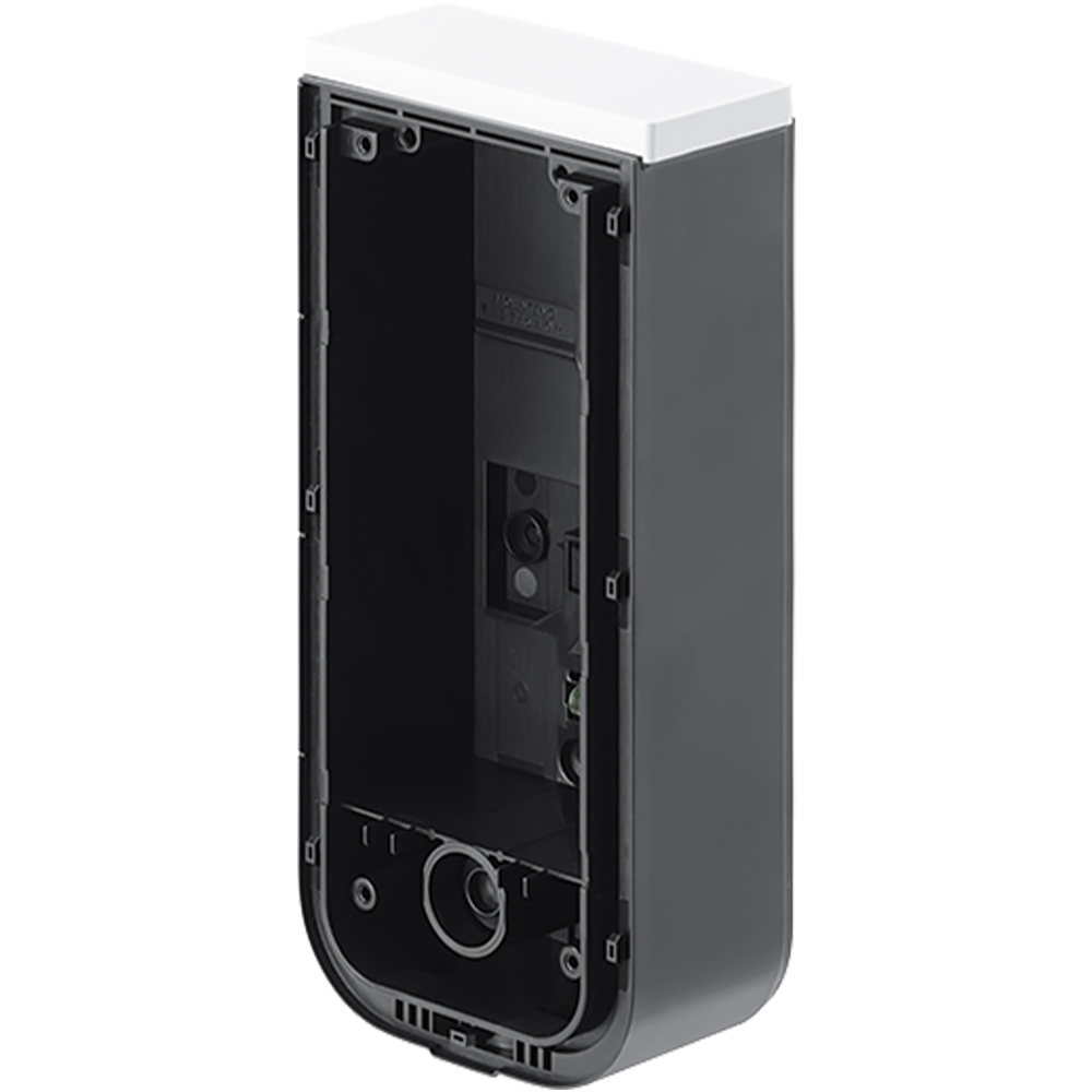 schwarze Rückenmontagebox für Optex-Melder