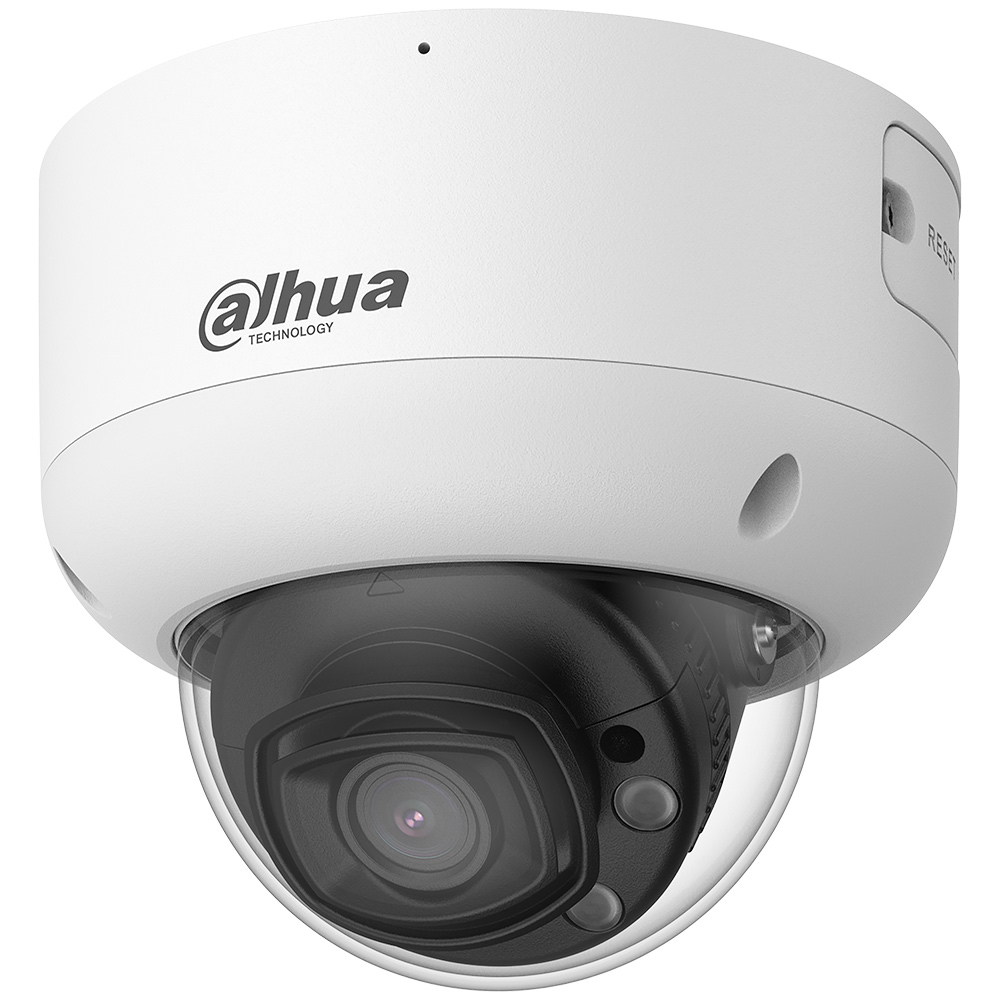 IP-Dome-Kamera, 8 MP, 2,8 mm, IR 60 m, IP67, IK10, weiß