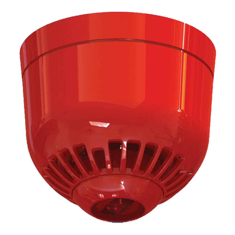 Kombisignalgeber Decke Rot/Rot-1