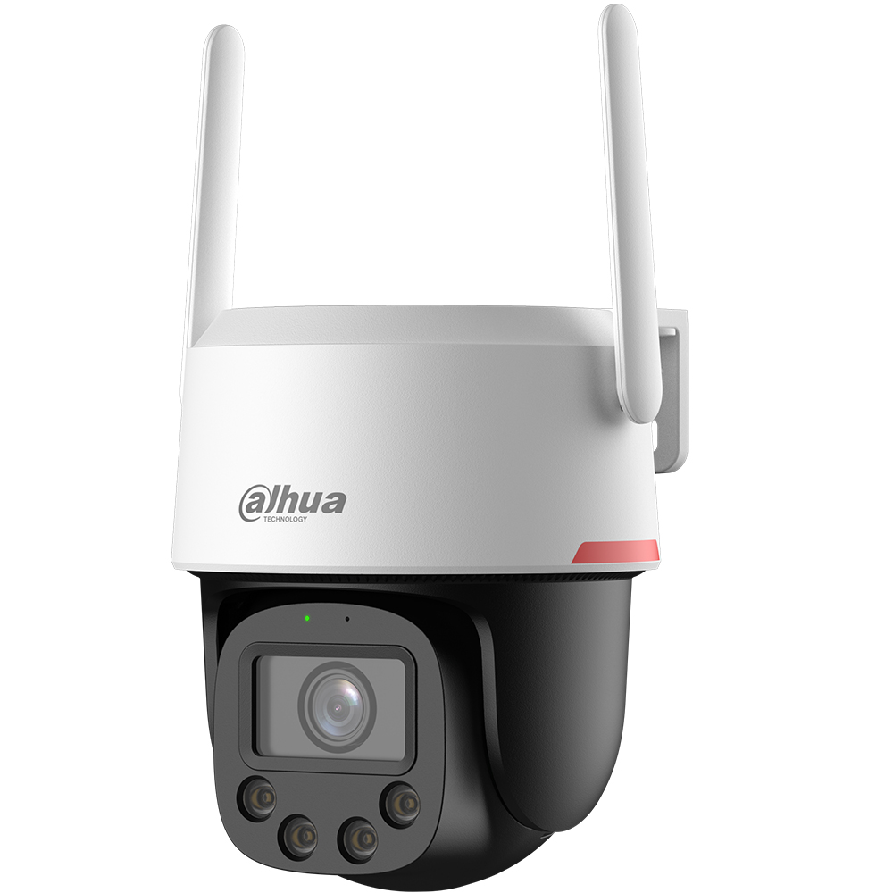 4G IP-WLAN-PT-Dome-Kamera, 4 MP, 4 mm, IP66, weiß