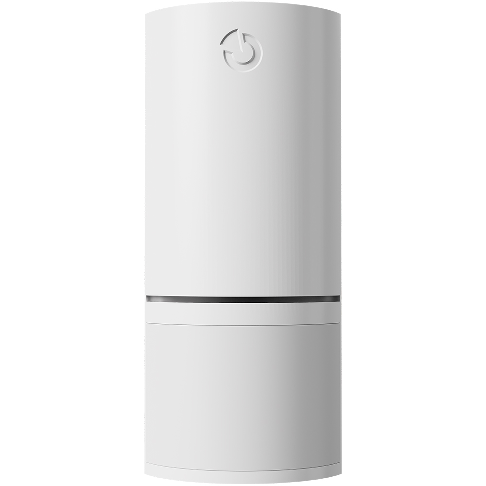smartplug, Gerät, weiß, Zylinder, Power-Taste