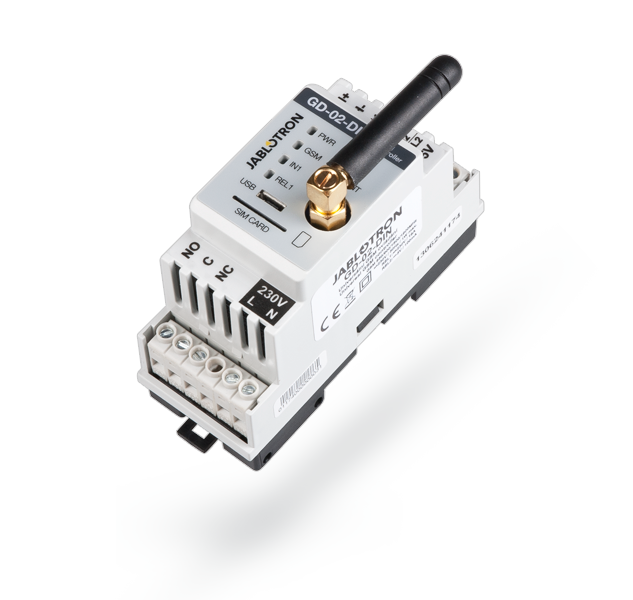 GD-02K-DIN Jablotron  universelles GSM-Wählgerät für Hutschienenmontage