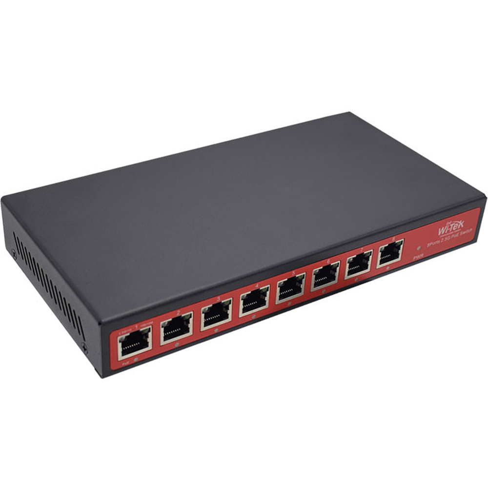 Witek Ethernet-Switch, 8 Ports PoE, Desktop-2