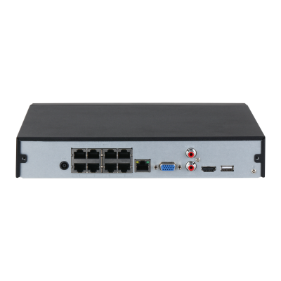 IP-PoE-Rekorder, 8 Kanäle, 8x PoE, max. 12MP, WizSense, H.265+, 1 SATA à 10TB-2