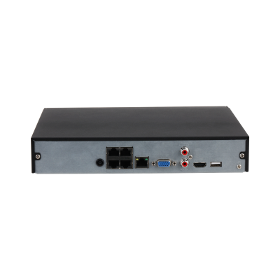 Dahua IP-Rekorder, WizSense, 4 Kanäle, max. 8MP, Smart H.265+, 1 SATA à 16TB-3