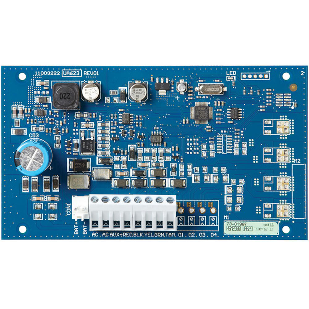 PCB, Circuit Board, Blaues PCB, SMD-Bauteile, Anschlüsse