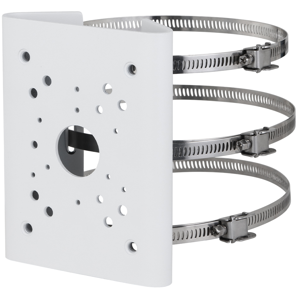 Masthalterung, Stahl, weiß