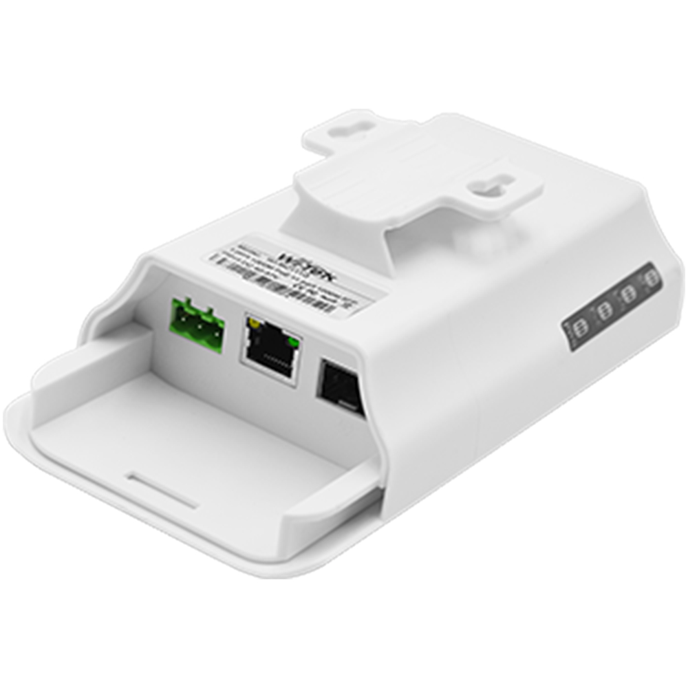 Wi-Tek Glasfaser-Konverter, 1 Port SFP, 1 Port PoE, IP65, silber-2