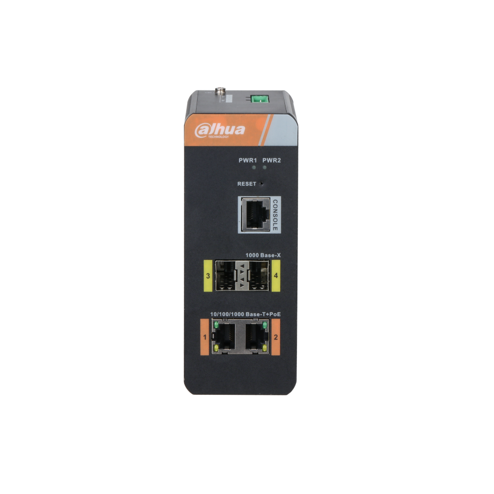 Dahua PoE-Switch, 2xPoE-Ports, 120W, PFS4204-2GT-DP