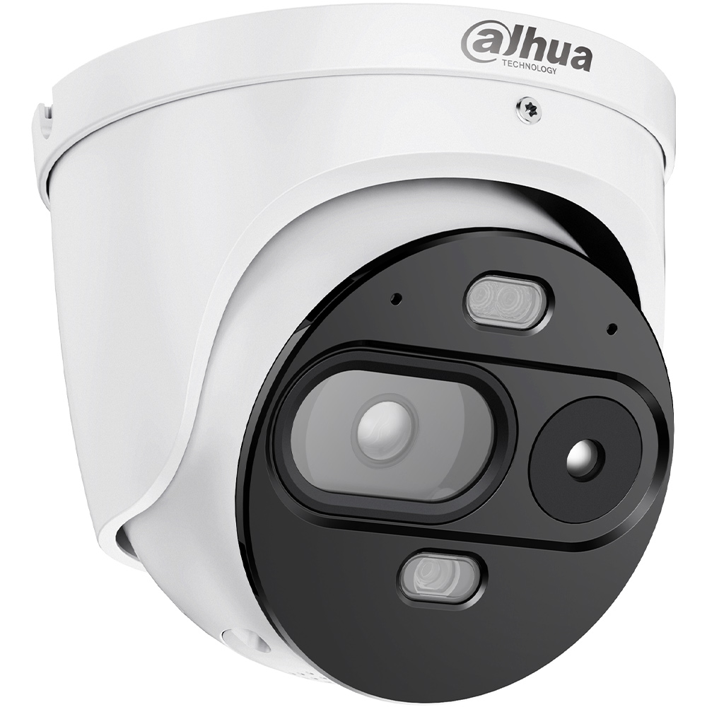 Sicherheitskamera, IP-Kamera, Überwachung, Dome-Kamera, weiße Gehäuse