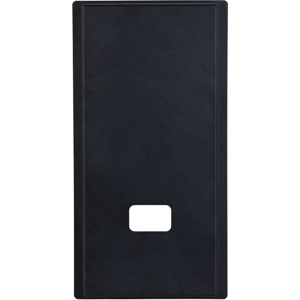 Montagebox, Metall, schwarz, Unterputz