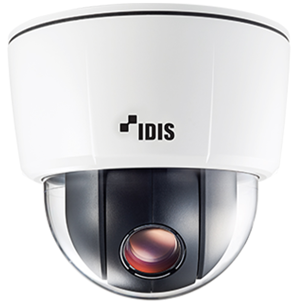 IDIS IP-Mini-PTZ Kamera, 2 MP, 5,2 - 156 mm, IP67, IK10, NDAA, weiß