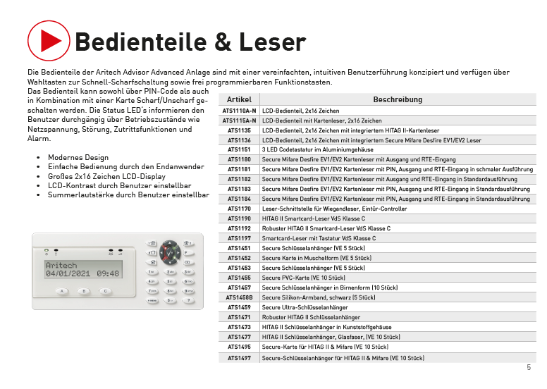 Aritech Advisor Advanced Systemübersicht-2