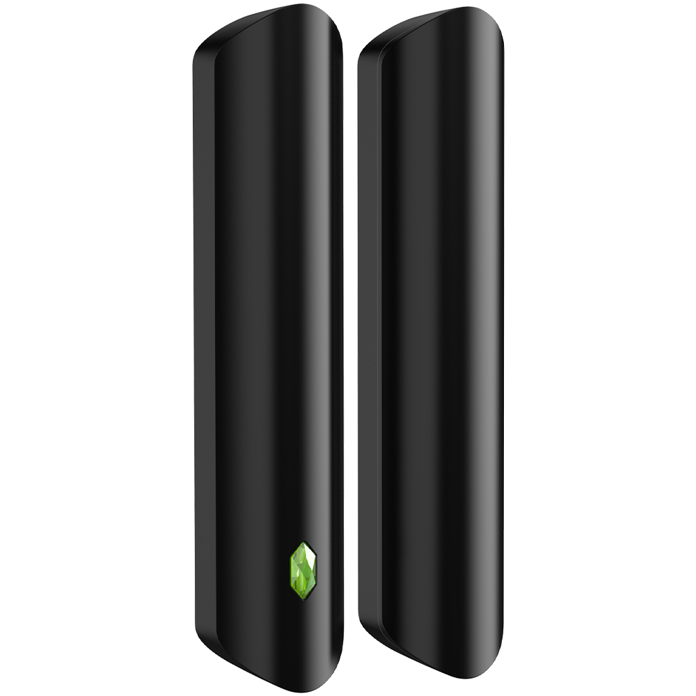 schwarze paneele, ohne glas, schlankes design, grüner Edelstein Akzent, doppelt türen