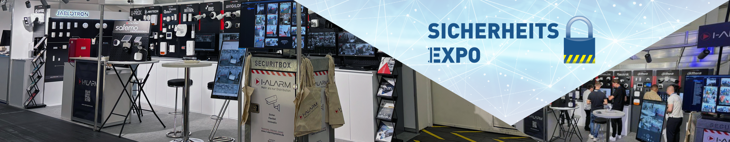 Sicherheitsausrüstung, Ausstellung, Sicherheitsmesse, Überwachungstechnik, Standszene