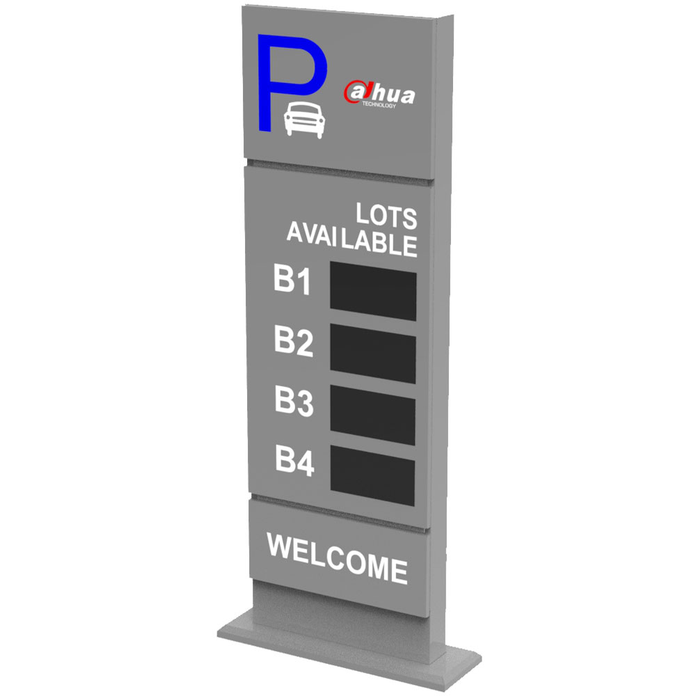 LED-Anzeigebildschirm, 4 Linien, IP54, außen