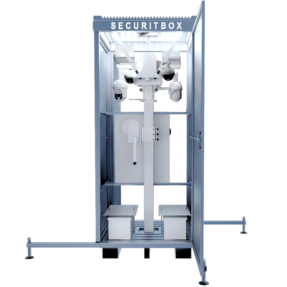 Securitbox Videoturm, simple, inkl. Dach-2