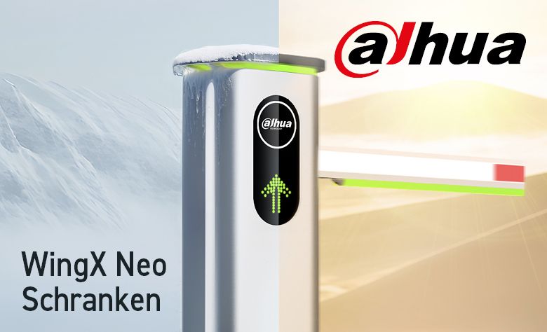 Jetzt bei uns auf Lager: Die neuen Dahua WingX Neo Schranken